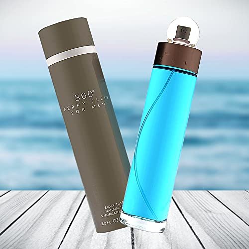 Perry Ellis 360 For Men Eau De Toilette Spray 6.7 oz - Fresh & Long-Lasting Avelisse