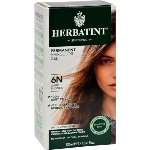Herbatint Permanent Hair Color - Dark Blonde 6N (4.56 oz) - görsel 2