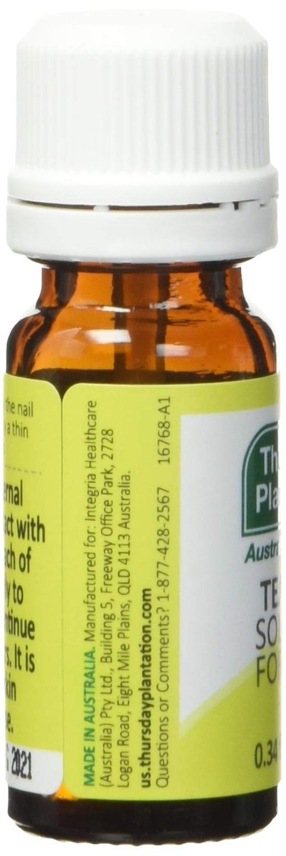 Thursday Plantation Tea Tree Antifungal Solution for Nails, 10 ml | Natural Nail Fungus Treatment Avelisse