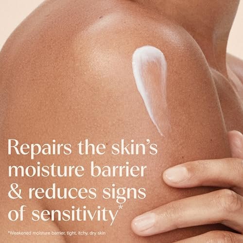 Aveeno Skin Relief Moisturizing Lotion for Very Dry, Sensitive Skin – Fragrance Free, Fast-Absorbing with Triple Oat & Shea Butter, 12 fl. oz - görsel 6