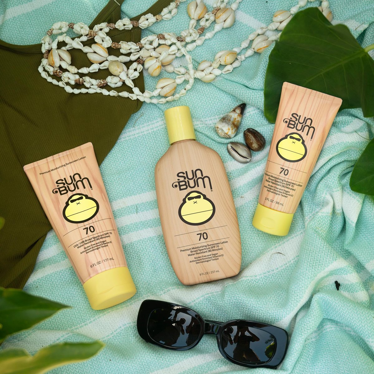 Sun Bum Original SPF 70 Sunscreen Body Lotion - Broad Spectrum Moisturizing Sunscreen with Vitamin E - Hawaii 104 Act Compliant - 8 oz - görsel 7