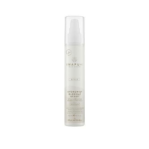 Awapuhi Wild Ginger by Paul Mitchell HydroMist Blowout Spray - Style Amplifier, Weightless Hold, 5.1 oz Avelisse