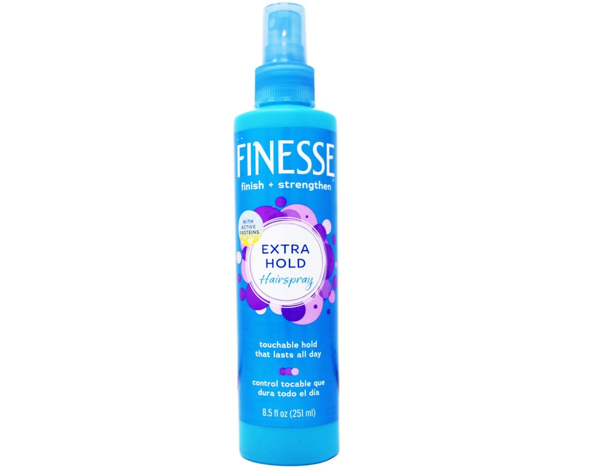 Finesse Finish + Strengthen Extra Hold Hairspray, 8.5 oz (Pack of 2) Avelisse