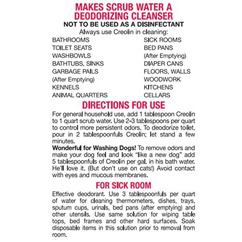 Creolin Deodorizing Multi-Purpose Cleanser – 8 oz Concentrated Cleaner & Deodorizer Avelisse