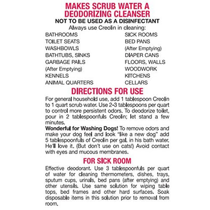 Creolin Deodorizing Multi-Purpose Cleanser – 8 oz Concentrated Cleaner & Deodorizer Avelisse