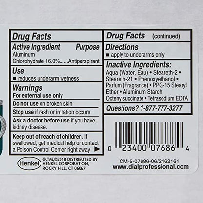 Dial Lagasse Antiperspirant Deodorant Roll-On, Scented, 1.5 oz