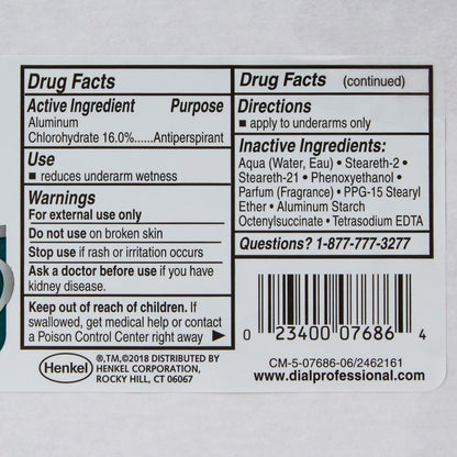 Dial Lagasse Antiperspirant Deodorant Roll-On, Scented, 1.5 oz