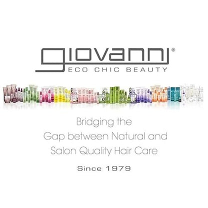 GIOVANNI ECO CHIC Frizz Be Gone - Super Smoothing Anti-Frizz Hair Serum, Adds Shine, Seals in Color, 2.75 oz