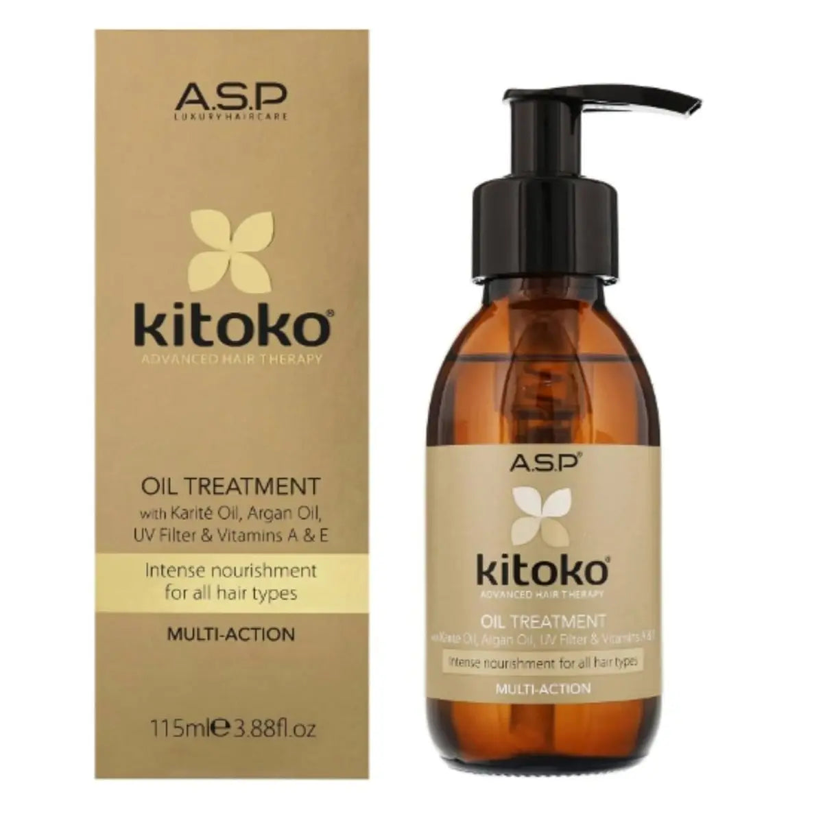 Affinage Kitoko Oil Treatment 3.88 oz with Easy Dispensing Pump Avelisse