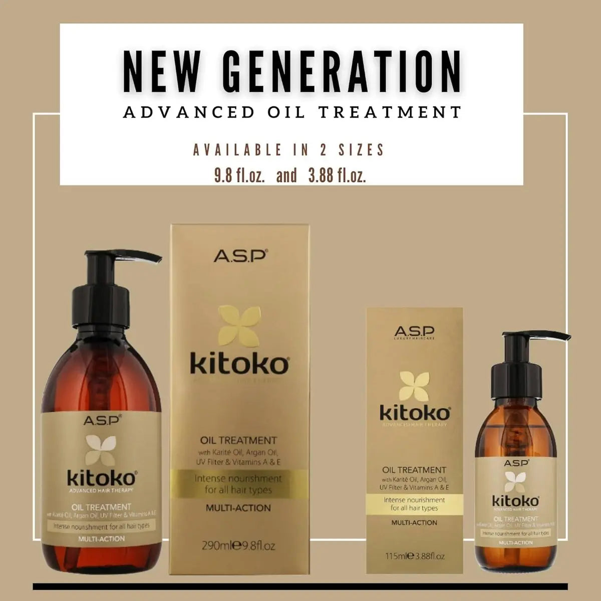 Affinage Kitoko Oil Treatment 3.88 oz with Easy Dispensing Pump Avelisse