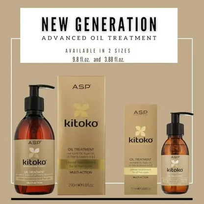 Affinage Kitoko Oil Treatment 3.88 oz with Easy Dispensing Pump Avelisse