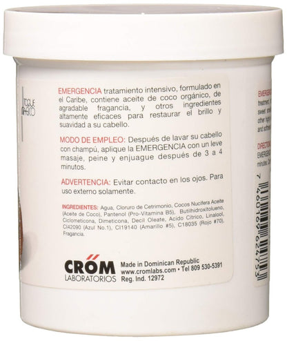Emergencia Toque Magico Intense Moisture Split Ends Treatment 16 oz - Professional Hair Mask for Damaged Hair Avelisse