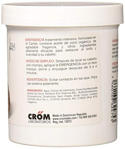 Emergencia Toque Magico Intense Moisture Split Ends Treatment 16 oz - Professional Hair Mask for Damaged Hair Avelisse