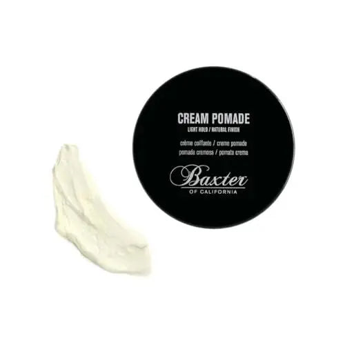 Baxter of California Cream Pomade – Natural Finish, Light Hold for All Hair Types, 2 oz Avelisse