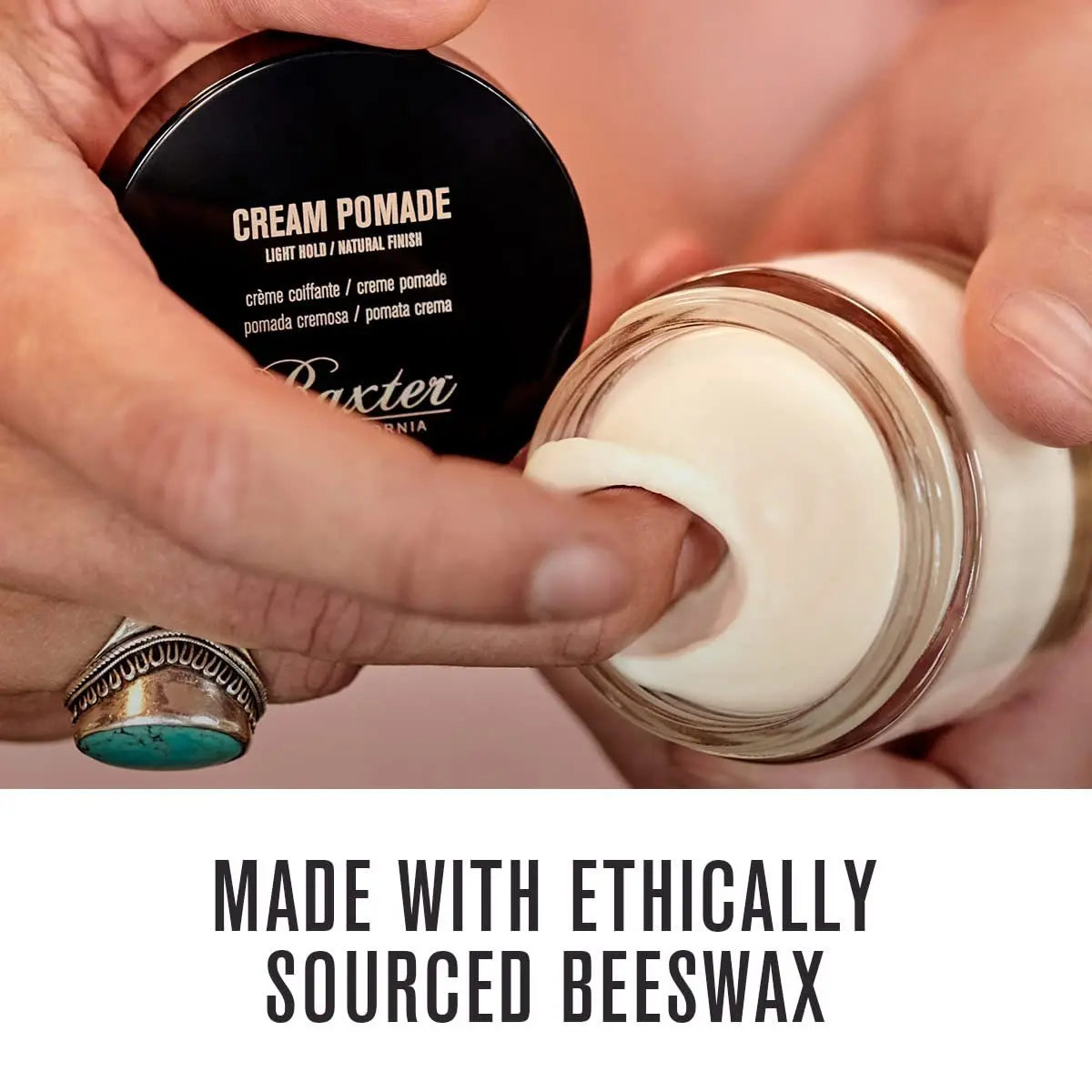Baxter of California Cream Pomade – Natural Finish, Light Hold for All Hair Types, 2 oz Avelisse