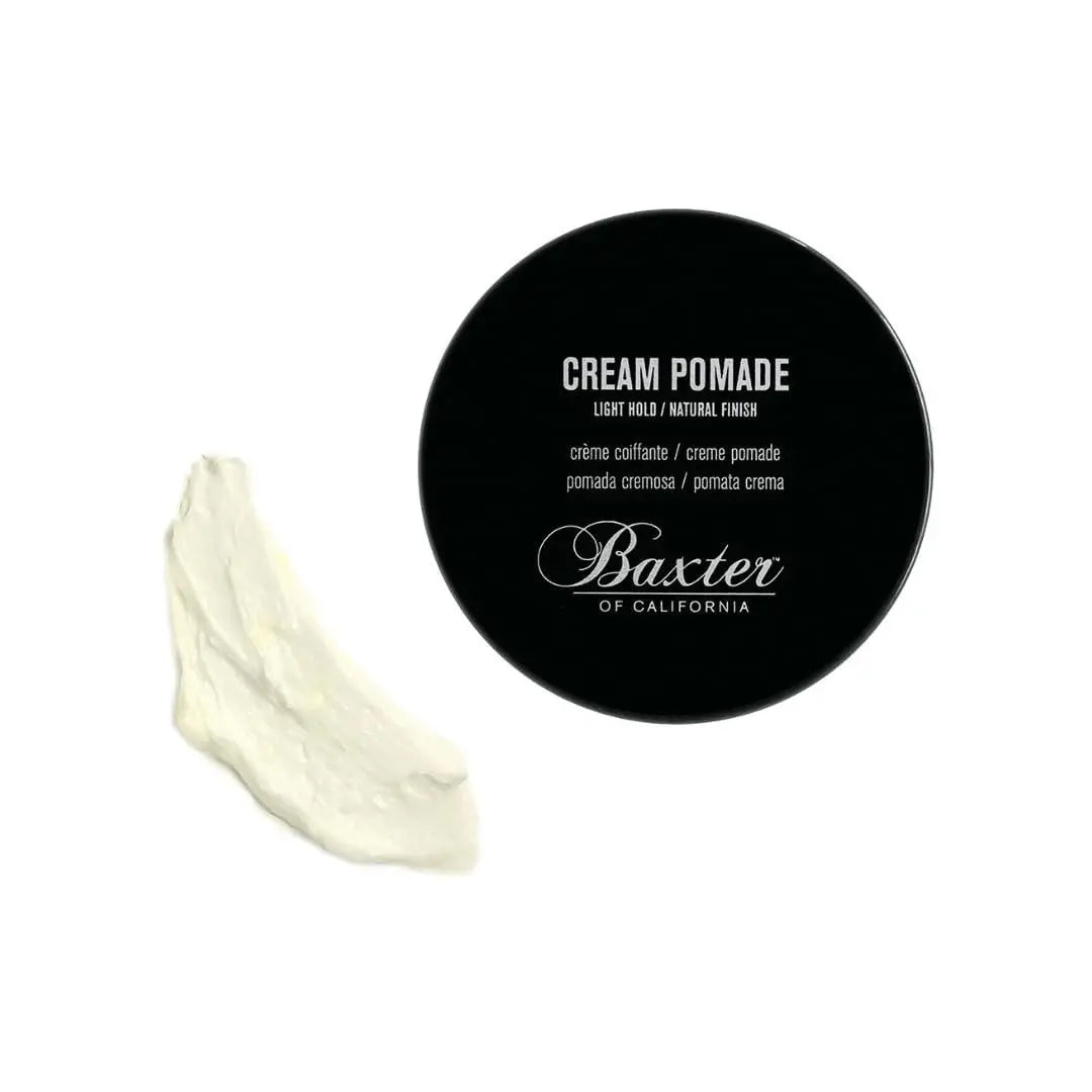 Baxter of California Cream Pomade – Natural Finish, Light Hold for All Hair Types, 2 oz Avelisse