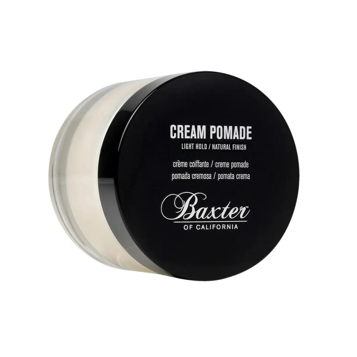Baxter of California Cream Pomade – Natural Finish, Light Hold for All Hair Types, 2 oz Avelisse