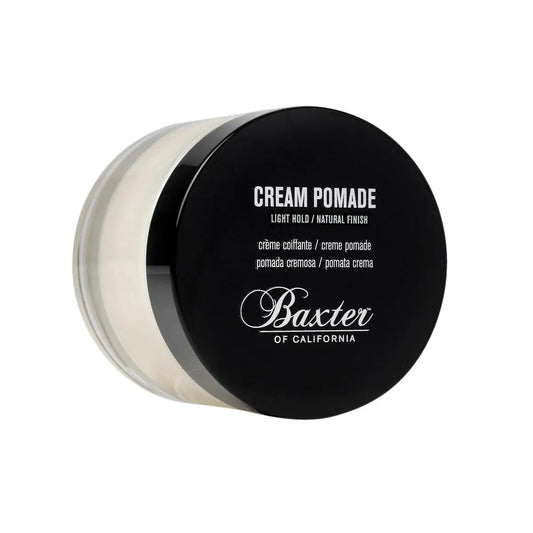 Baxter of California Cream Pomade – Natural Finish, Light Hold for All Hair Types, 2 oz Avelisse