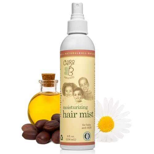 Moisturizing Baby Hair Mist for Textured Hair | Detangler Spray for Curls & Coils | CARA B Naturally (8 oz) Avelisse