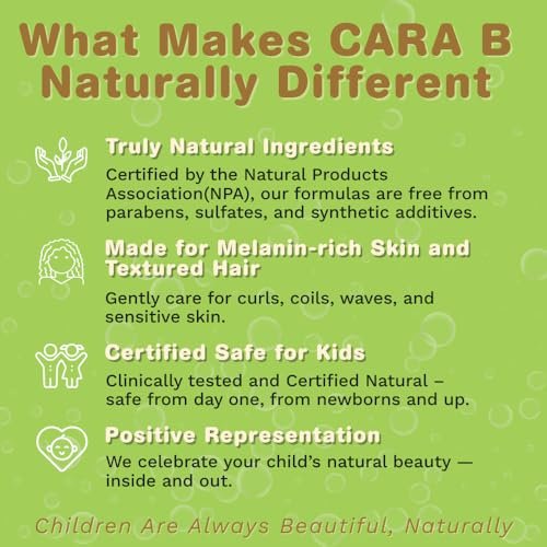 Moisturizing Baby Hair Mist for Textured Hair | Detangler Spray for Curls & Coils | CARA B Naturally (8 oz) Avelisse
