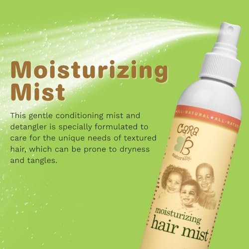 Moisturizing Baby Hair Mist for Textured Hair | Detangler Spray for Curls & Coils | CARA B Naturally (8 oz) Avelisse