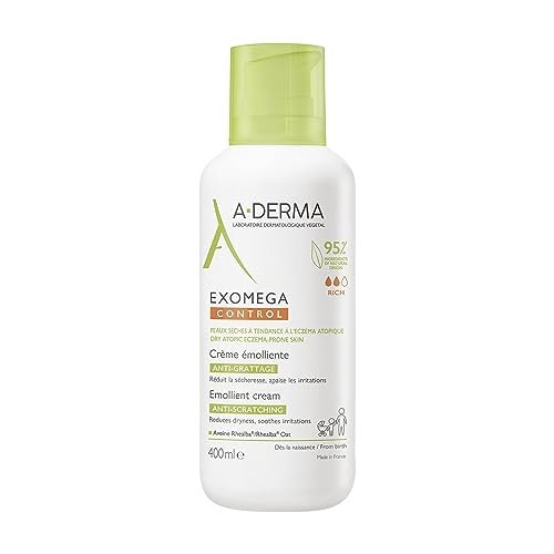 A-Derma Exomega Emollient Cream 400ml – Soothing Moisturizer for Dry & Eczema-Prone Skin - görsel 1