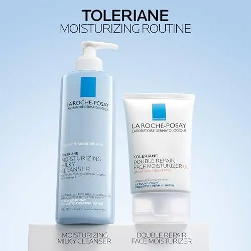 La Roche-Posay Toleriane Moisturizing Milky Cleanser – Gentle Face Wash for Dry, Sensitive & Allergy-Prone Skin, 13.5 fl oz Avelisse