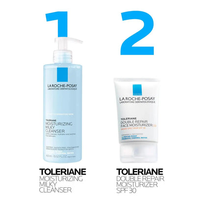 La Roche-Posay Toleriane Moisturizing Milky Cleanser – Gentle Face Wash for Dry, Sensitive & Allergy-Prone Skin, 13.5 fl oz Avelisse
