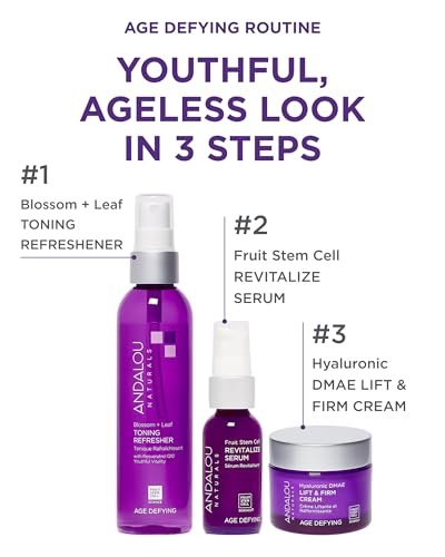 Andalou Naturals Fruit Stem Cell Revitalize Serum - Anti-Aging Face Serum with Fruit Stem Cells, 1.1 Fl Oz Avelisse