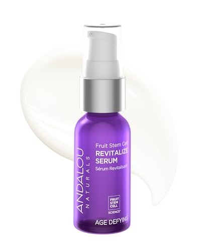 Andalou Naturals Fruit Stem Cell Revitalize Serum - Anti-Aging Face Serum with Fruit Stem Cells, 1.1 Fl Oz Avelisse