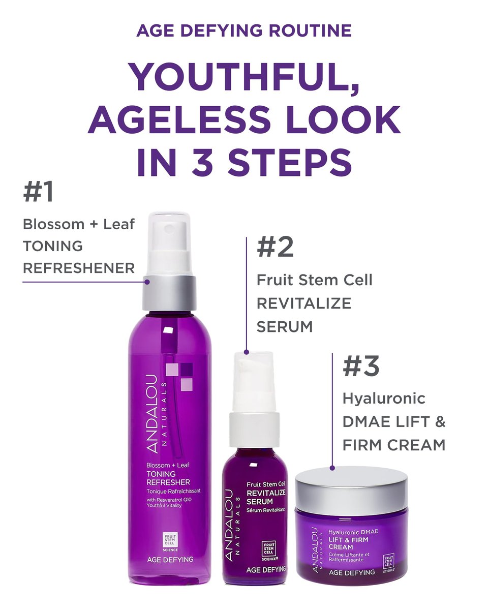 Andalou Naturals Fruit Stem Cell Revitalize Serum - Anti-Aging Face Serum with Fruit Stem Cells, 1.1 Fl Oz Avelisse