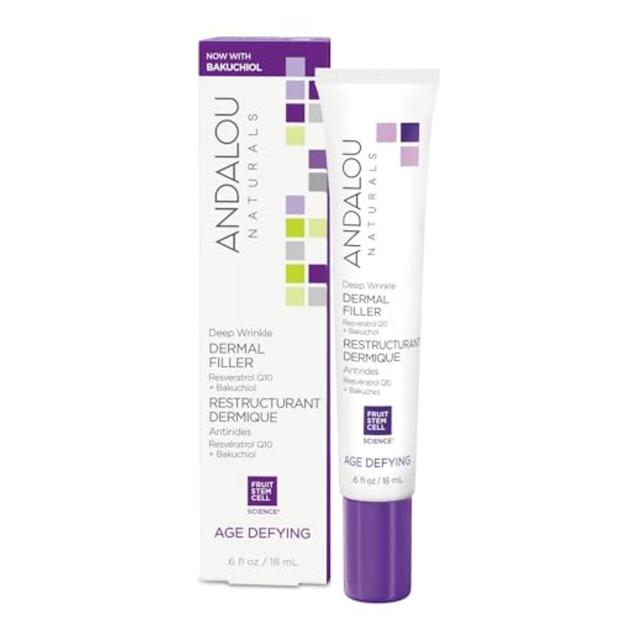 Andalou Naturals Deep Wrinkle Dermal Filler with Aloe Vera - 0.6 Fl Oz Avelisse