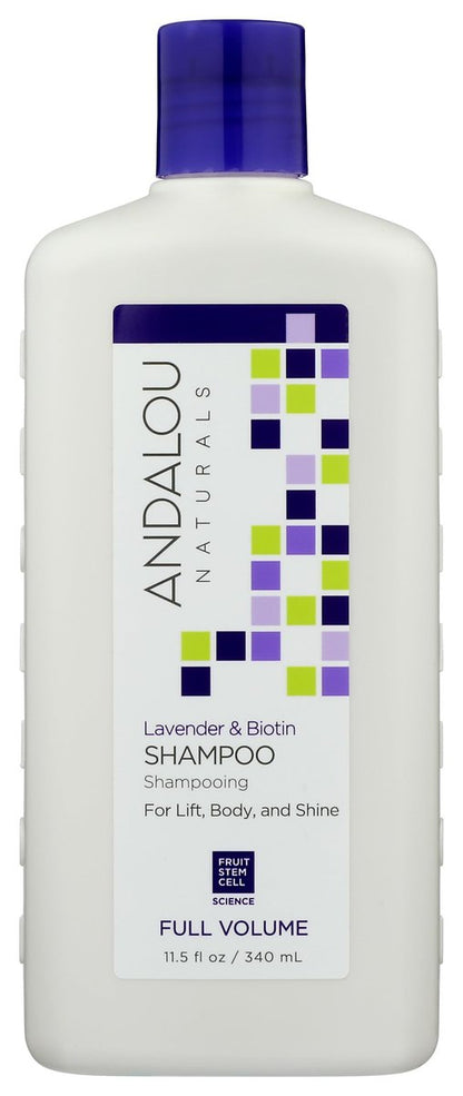 Andalou Naturals Lavender & Biotin Full Volume Shampoo - 11.5 Fl Oz