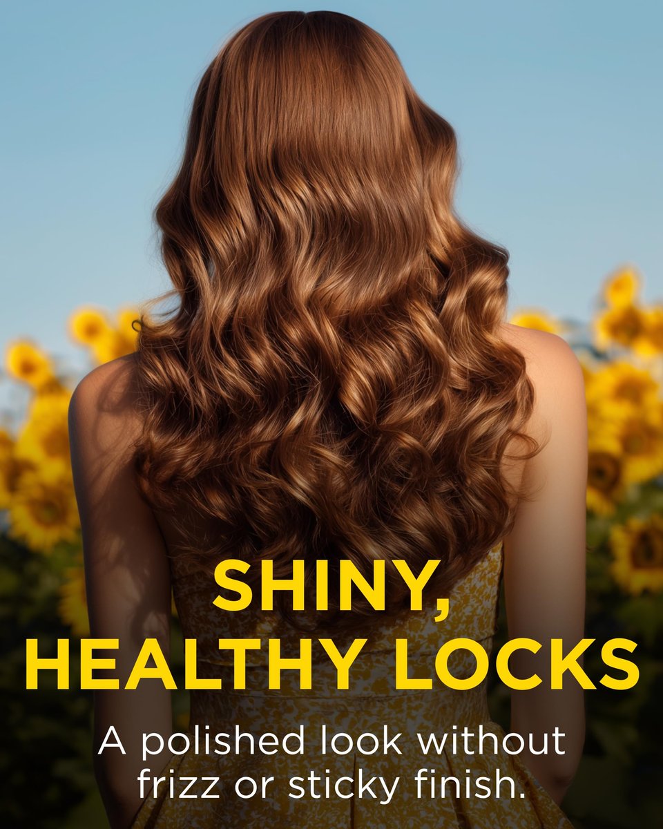Andalou Naturals Sunflower & Citrus Brilliant Shine Hair Spray - Medium Hold, Frizz Control, Natural & Cruelty Free, 8.2 fl oz - görsel 4