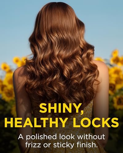 Andalou Naturals Sunflower & Citrus Brilliant Shine Hair Spray - Medium Hold, Frizz Control, Natural & Cruelty Free, 8.2 fl oz - görsel 3