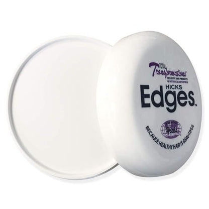 Hicks Total Transformations Edges Styling Gel - 4 oz Clear Hold for Sleek Baby Hairs