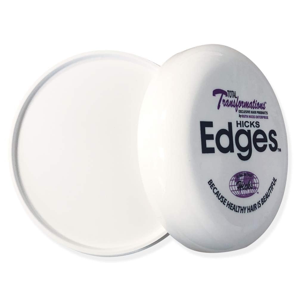 Hicks Total Transformations Edges Styling Gel - 4 oz Clear Hold for Sleek Baby Hairs - görsel 7