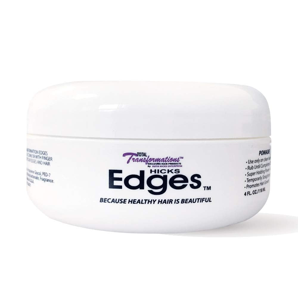 Hicks Total Transformations Edges Styling Gel - 4 oz Clear Hold for Sleek Baby Hairs - görsel 11