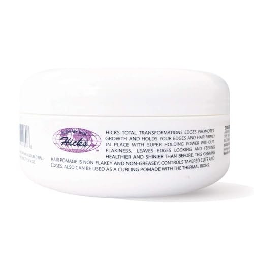 Hicks Total Transformations Edges Styling Gel - 4 oz Clear Hold for Sleek Baby Hairs - görsel 4