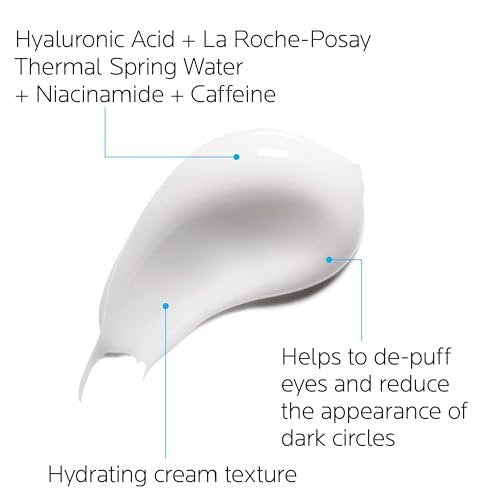 La Roche-Posay Hydraphase Intense Hyaluronic Acid Eye Cream - Reduces Under Eye Bags & Puffiness with Plumping Hydration, 0.5 Fl Oz Avelisse