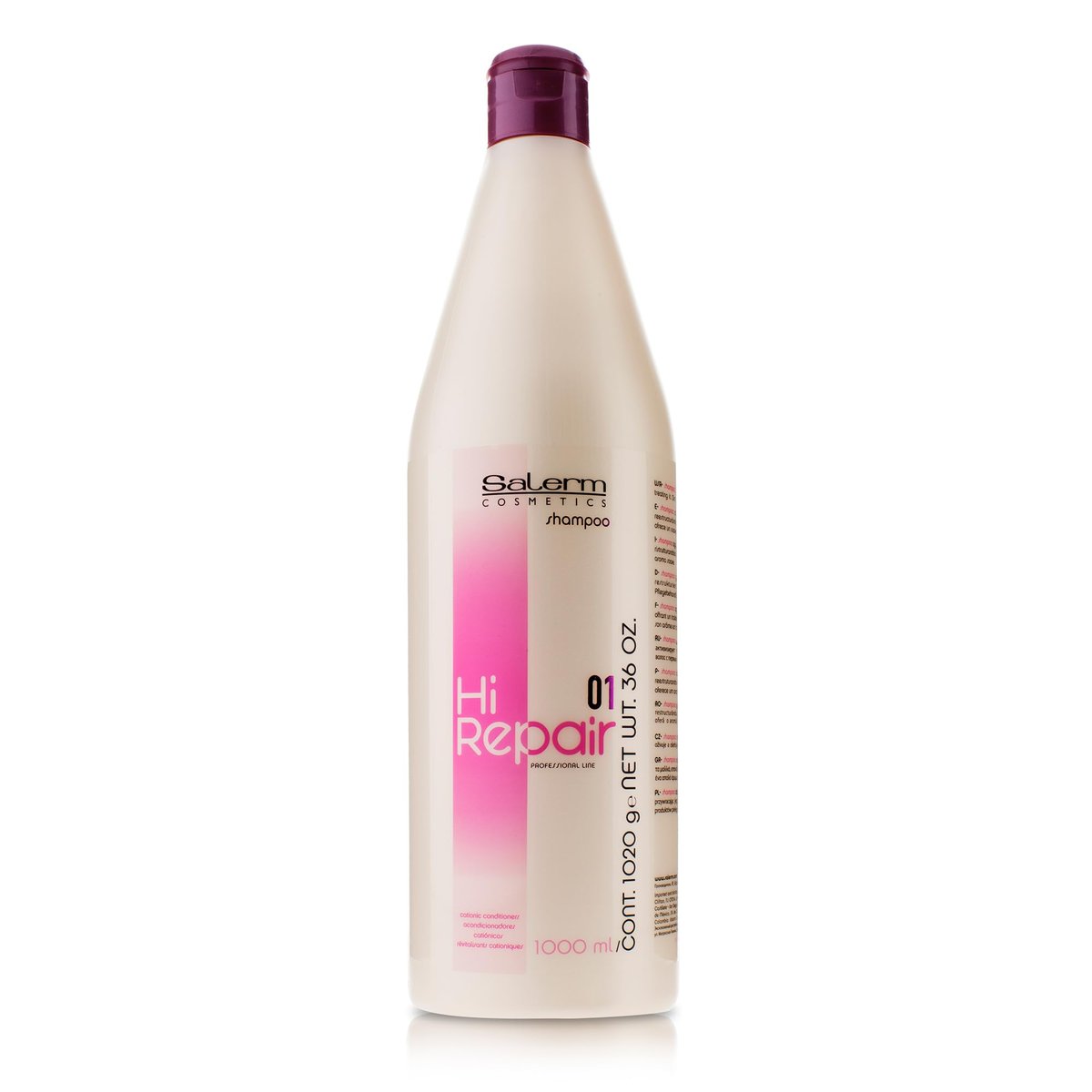 SALERM Hi Repair Shampoo - Deep Hydration for Damaged Hair, 33.81 Fl Oz Avelisse