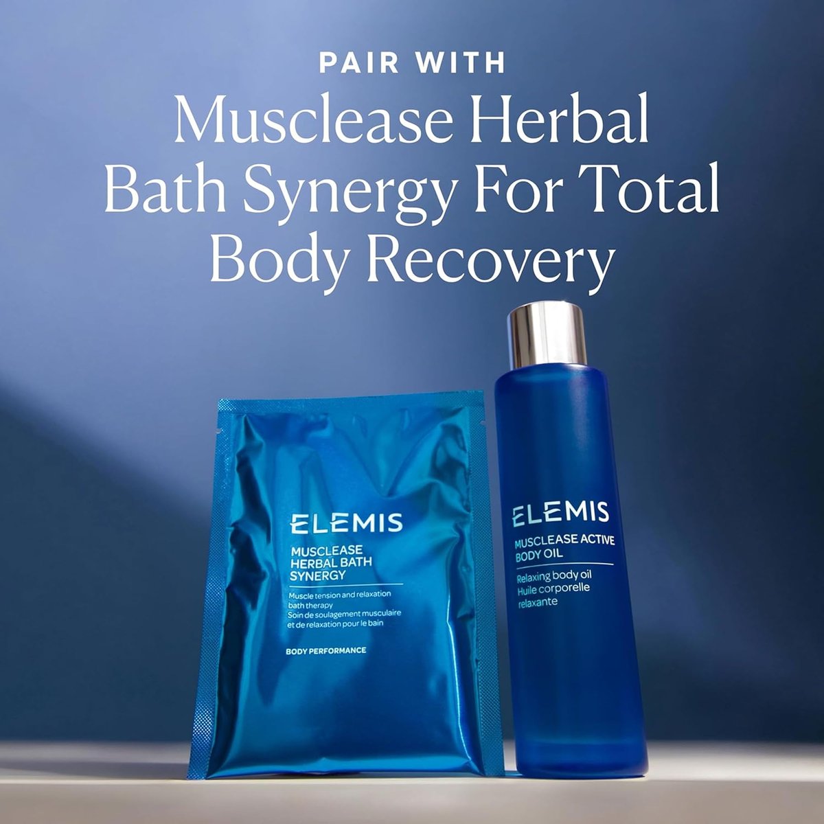 ELEMIS Active Body Concentrate Musclease 100ml – Revitalizing Massage Oil for Tired, Aching Muscles Avelisse