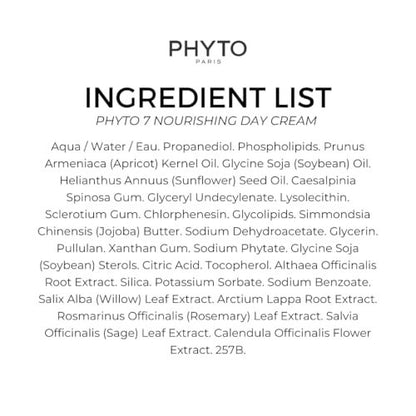 PHYTO 7 Botanical Hydrating Day Cream - 1.76 oz | Daily Moisturizer for Dry Skin Avelisse