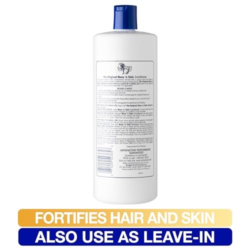 Mane 'n Tail 3-Piece Kit: 32 oz Shampoo, 32 oz Conditioner, 16 oz Detangler for Strong, Healthy Hair Avelisse