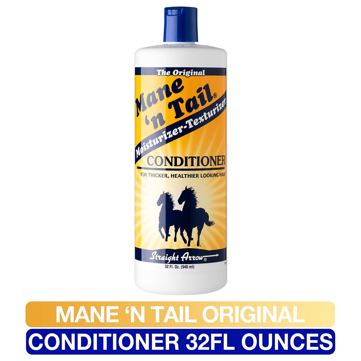 Mane 'n Tail 3-Piece Kit: 32 oz Shampoo, 32 oz Conditioner, 16 oz Detangler for Strong, Healthy Hair Avelisse