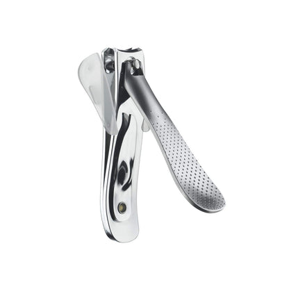 Sally Hansen Clip N' Catch Control Grip Nail Clip with Catcher – Stainless Steel Fingernail Clippers for Precise, Mess-Free Trimming