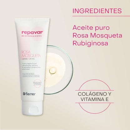 Repavar Repairing Cream - Intensive Scar & Wound Care, 125 ml