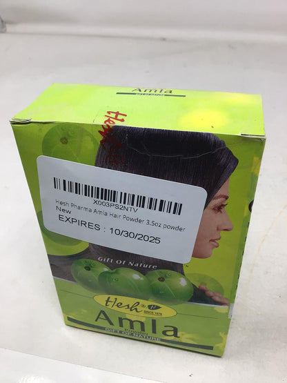 Hesh Pharma Amla Hair Powder - Natural Hair Mask for Dry, Damaged & Curly Hair, 3.5 oz