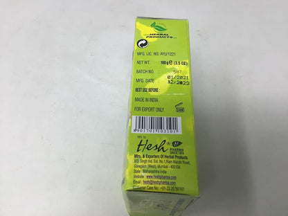 Hesh Pharma Amla Hair Powder - Natural Hair Mask for Dry, Damaged & Curly Hair, 3.5 oz