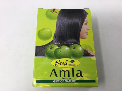 Hesh Pharma Amla Hair Powder - Natural Hair Mask for Dry, Damaged & Curly Hair, 3.5 oz